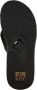 Reef Fanning Heren Slippers Zwart Bruin - Thumbnail 4