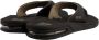 Reef Fanning Heren Slippers Zwart Bruin - Thumbnail 6