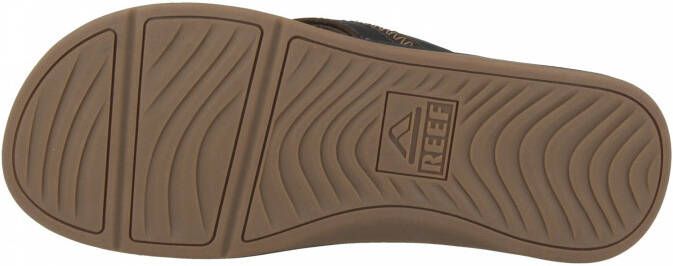 Reef Leather Ortho Coast slippers Black brown Schoenen Slippers Slippers