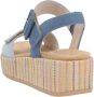 Remonte Sandaaltjes Elisabeth Hurley-Collection Sleehak zomerschoen sandaal met bandjes en bekleed plateau - Thumbnail 23