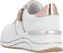 Remonte Sneakers met sleehak vrijetijdsschoen lage schoen veterschoen met metallic contrastaccenten - Thumbnail 4