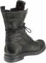 Replay Footwear Evy Laars zwart Leer Biker Rock wear Street wear - Thumbnail 4