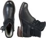 Rieker Winterlaarzen winterankle boots blokhak warme voering met decoratieve banden - Thumbnail 3