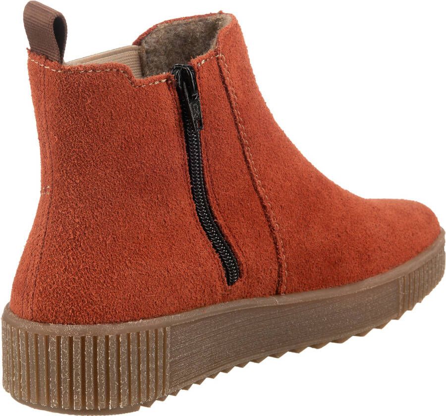 Rieker Chelsea boot met geruite elastische inzet Rood - Foto 7