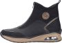 Rieker Boots zonder sluiting enkellaars high top sneaker sleehak met aantrek-lus - Thumbnail 16