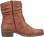 Rieker Laarsjes cowboylaarzen western-enkellaars hakken met decoratieve riem - Thumbnail 3
