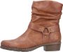 Rieker Laarsjes cowboylaarzen western-enkellaars hakken met decoratieve riem - Thumbnail 6