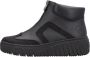 Rieker Boots zonder sluiting enkellaars wedge hak plateaulaarzen met gewatteerde schaprand - Thumbnail 4
