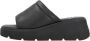 Rieker Zwarte Casual Open Muiltjes Dames Platte Sandalen Black Dames - Thumbnail 12