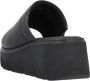 Rieker Zwarte Casual Open Muiltjes Dames Platte Sandalen Black Dames - Thumbnail 14