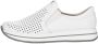 Rieker Witte Leren Sneakers voor Dames White Dames - Thumbnail 6