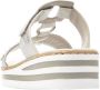 Rieker Slippers plateau zomerschoen pantoffels met decoratieve parels en pailletten - Thumbnail 14
