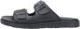 Rieker Zwarte Open Slippers voor Mannen Black Heren - Thumbnail 11