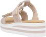 Rieker -Dames roze-goud metallic slippers & muiltjes - Thumbnail 13