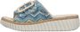 Rieker Sleehakmuiltjes Zomerschoen strandschoen huisschoen met praktische klittenbandsluiting - Thumbnail 23