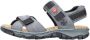 Rieker dames trekking sandalen blauw-grijs Sandalen 68851-14 blauw-grijs - Thumbnail 13