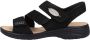 Rieker Comfort Sandalen voor Dames in Zwart - Thumbnail 5
