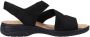 Rieker Comfort Sandalen voor Dames in Zwart - Thumbnail 6