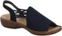 Rieker Sandalen zomerschoen sandaal sleehak met elastische banden - Thumbnail 5
