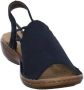 Rieker Sandalen zomerschoen sandaal sleehak met elastische banden - Thumbnail 6