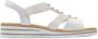 Rieker V0687-80 Sandaal wit - Thumbnail 11
