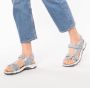 Rieker dames trekking sandalen hemelsblauw Sandalen 68879-12 hemelsblauw - Thumbnail 12