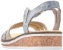 Rieker Sandalen zomerschoen sandaal sleehak met subtiele decoratieve versiering - Thumbnail 11