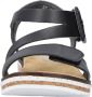 Rieker Sandalen zomerschoen sandaal sleehak met asymmetrische bandjes - Thumbnail 12