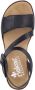 Rieker Sandalen zomerschoen sandaal sleehak met asymmetrische bandjes - Thumbnail 14
