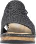 Rieker -Dames zwart sandalen - Thumbnail 4