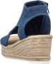 Rieker Schachtsandalen wedge sandal zomerschoen plateauzool in vegan uitvoering - Thumbnail 4