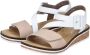 Rieker Sandalen zomerschoen sandaal sleehak met asymmetrische bandjes - Thumbnail 26