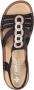 Rieker dames strappy sandalen zwart Sandalen V2870-00 zwart - Thumbnail 19