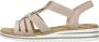 Rieker Sandalen zomerschoen sandaal sleehak met zomerse versiering - Thumbnail 18