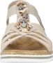 Rieker Sandalen zomerschoen sandaal sleehak met zomerse versiering - Thumbnail 19