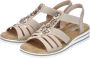 Rieker Sandalen zomerschoen sandaal sleehak met zomerse versiering - Thumbnail 20