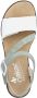 Rieker Sandalen zomerschoen sandaal sleehak met asymmetrische bandjes - Thumbnail 11