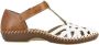 Rieker Witte Strappy Sandalen voor Dames - Thumbnail 4