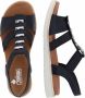 Rieker Sandalen zomerschoen sandaal blokhak met stretchbandjes - Thumbnail 8