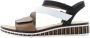 Rieker Sandalen zomerschoen sandaal sleehak in moderne look - Thumbnail 12