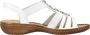 Rieker Sandalen zomerschoen sandaal sleehak met decoratieve steentjes - Thumbnail 17
