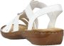 Rieker Sandalen zomerschoen sandaal sleehak met decoratieve steentjes - Thumbnail 18