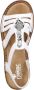 Rieker Sandalen zomerschoen sandaal sleehak met decoratieve steentjes - Thumbnail 19