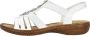 Rieker Sandalen zomerschoen sandaal sleehak met decoratieve steentjes - Thumbnail 20