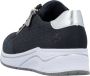 Rieker Sneakers met sleehak lage schoen veterschoen vrijetijdsschoen bedrukt met letters - Thumbnail 19