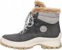 Rieker Booties X9335-45 Vrouwen Grijs Laarzen - Thumbnail 18