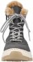 Rieker Booties X9335-45 Vrouwen Grijs Laarzen - Thumbnail 19
