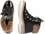 Rieker dames veterboot zwart - Thumbnail 2
