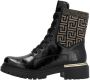 Rieker Veterschoenen enkellaars hakken met textielinzet aan de schacht - Thumbnail 22