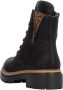 Rieker Veterlaarsjes lace-up boots block heel with practical inner zipper - Thumbnail 6